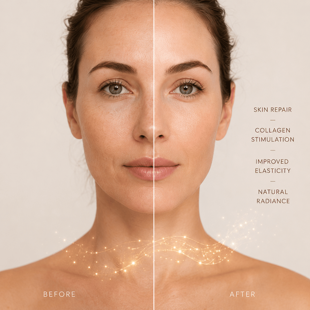 Rejuran before and after results: skin repair, collagen stimulation, improved elasticity and natural radiance
